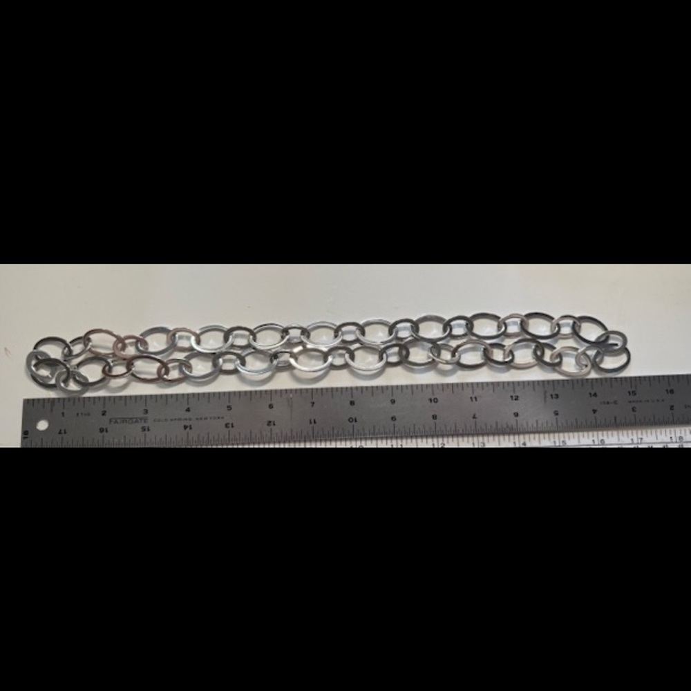 Chrome steel Chain Necklace